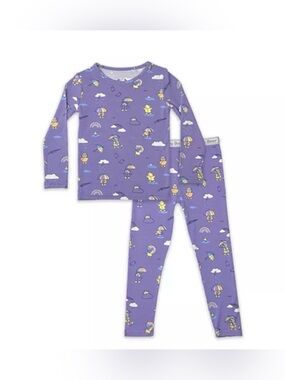 NWT Kids’ Bellabu Bear Toddler Rainbow Bear Two-Piece PJ Set Sz. 4T